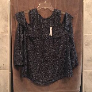 Banana Republic Cold Shoulder Blouse